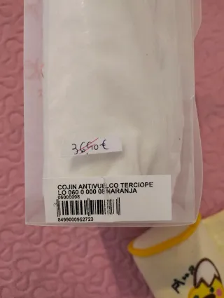 Cojines antivuelco para bebé