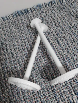 Reggitenda bianchi decorati