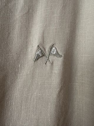 Vestido Vintage Thomas Burberry Lino Talla M