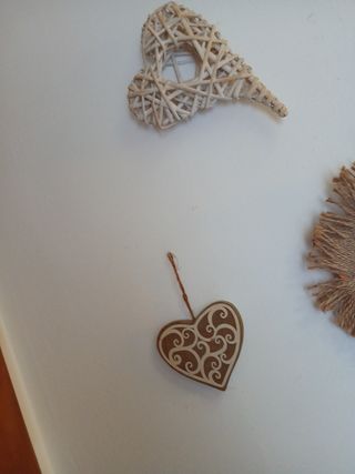 Set de corazones decoración