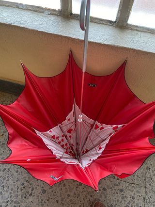 Paraguas Moschino Rojo
