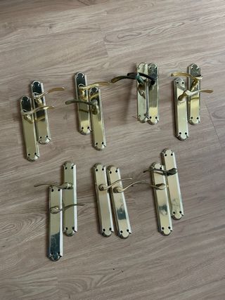 Manillas de puerta doradas (lote)