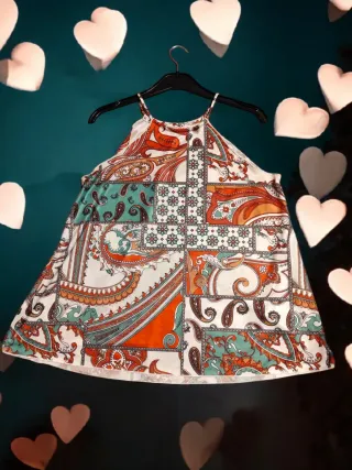 Top tirantes estampado paisley