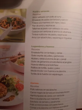Libro de Recetas de Cocina  Mas de 60 recetas.