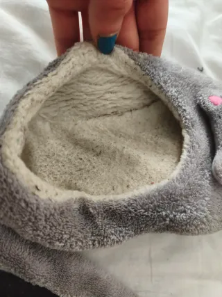 Zapatillas de casa niña con cara de gato