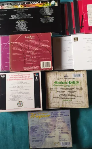 Lote Clásico 26CD: Bach, Wagner, Handel, Vivaldi..