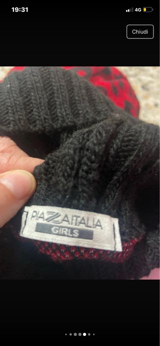 Abito invernale bambina fantasia leopardata