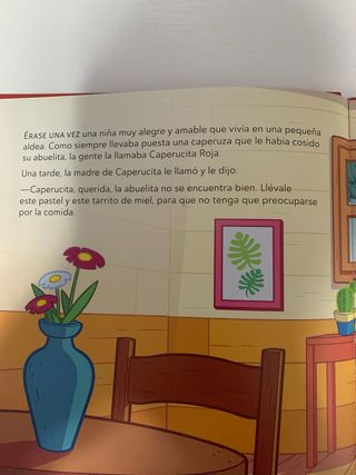 Libro de Caperucita roja Audiocuentos Sin audio
