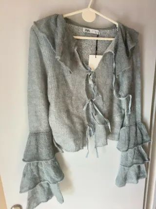 Jersey Zara Talla S Volantes