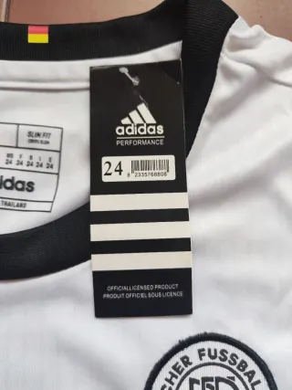 Adidas Germania 125° Anniversario maglia taglia 24
