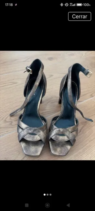 Sandalias Uterque Piel Talla 38