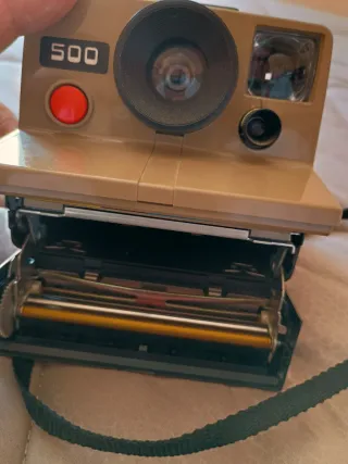 Polaroid 500 Land Camera Beige/Nero