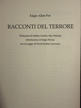 I racconti del terrore