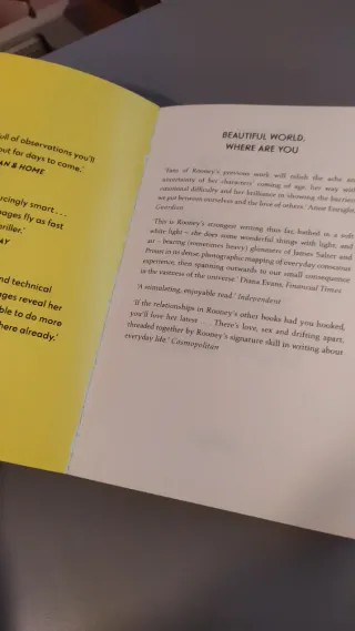 Beautiful world where are you