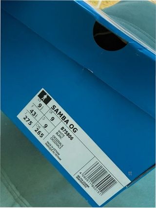 Adidas Samba OG Blanco Negro Talla 43