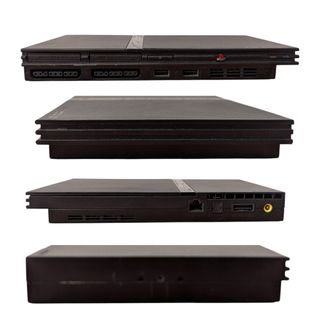 SONY PS2 - Slim BLACK SCPH-77004 - Karaoke/Buzz Se