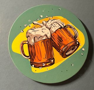 Set Sottobicchieri Birra Pop Art