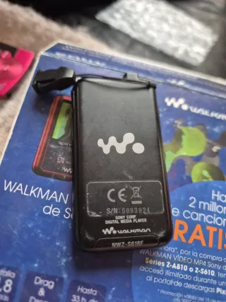 Reproductor MP3 Sony Walkman Negro