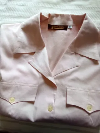 Camisa mujer rosa algodon ,Campos Elíseos