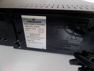 Registratore VHS Fenner VR 3600