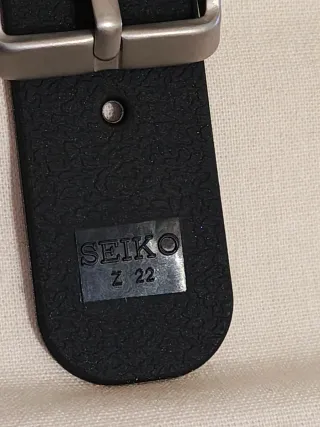 Cinturino Seiko Z22 Gomma Nero