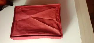 Organizer rosso in tessuto