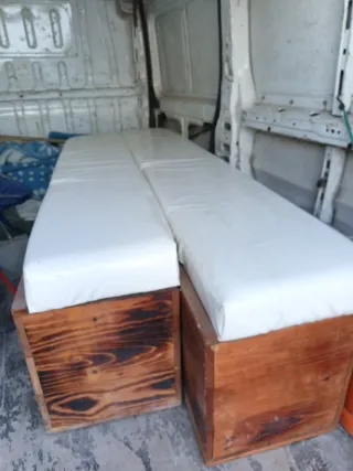 Bauli imbottiti con schienale 250 x44 210x40 al60