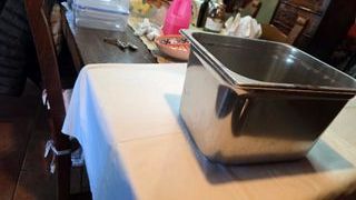 Contenitore acciaio con coperchio