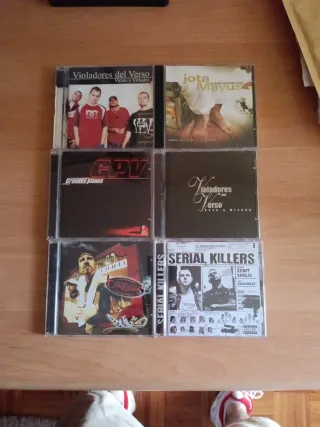 Lote 6 CDs Rap Nacional