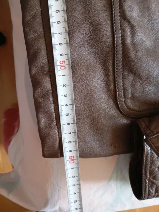 Chaqueta de cuero sintético hombre XXL