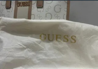 Bolso Guess Beige y Blanco original