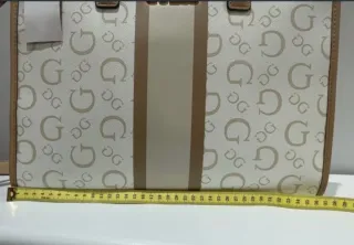 Bolso Guess Beige y Blanco original