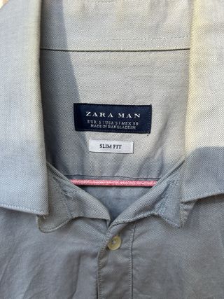 3 Camisas Zara Slim Fit Talla S