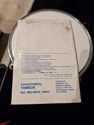 Tambor rojo IStimagical sin baquetas