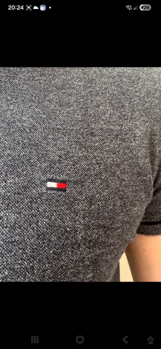 Polo Tommy Hilfiger Gris