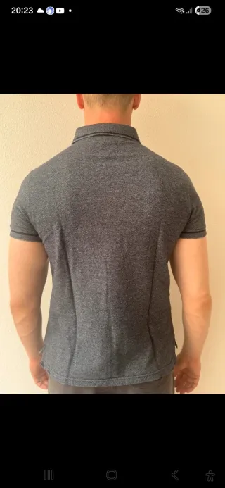 Polo Tommy Hilfiger Gris