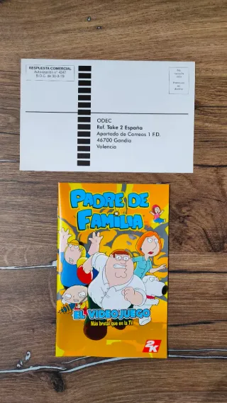 Padre de familia El videojuego PS2