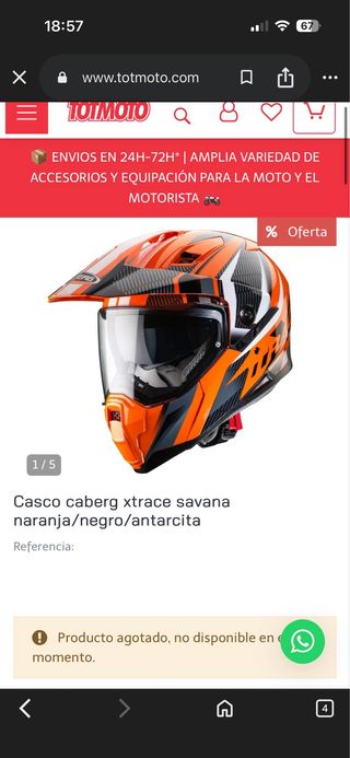 Casco trail Caberg Xtrace