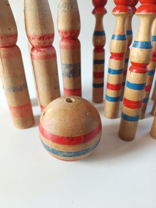 2 JUEGOS ANTIGUOS DE BOLOS