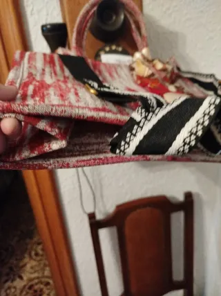 Bolso de tela estampado
