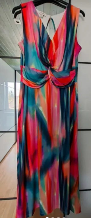 Vestido maxi estampado Bonprix