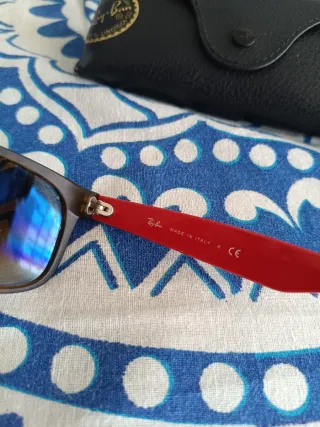 Gafas Ray-Ban New Wayfarer Marrón/Rojo 55