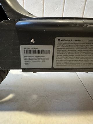 Patinete Eléctrico Xiaomi Negro