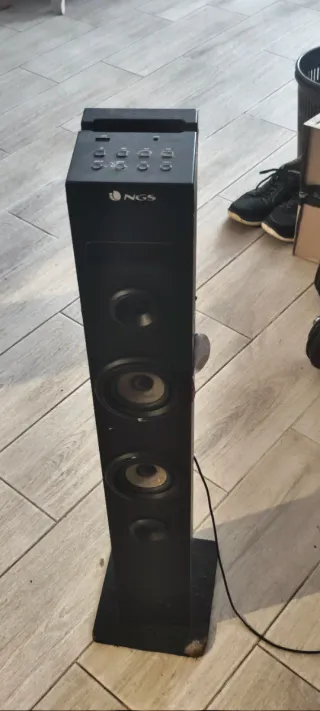 Altavoz Torre NGS Negro