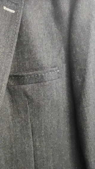 Chaqueta Americana Blazer Hombre Gris azulada