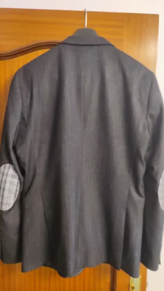 Chaqueta Americana Blazer Hombre Gris azulada