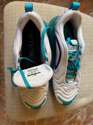 Nike Air Max 720 Blancas y Turquesa