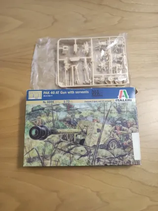 Maqueta Italeri PAK 40 AT Gun 1/72