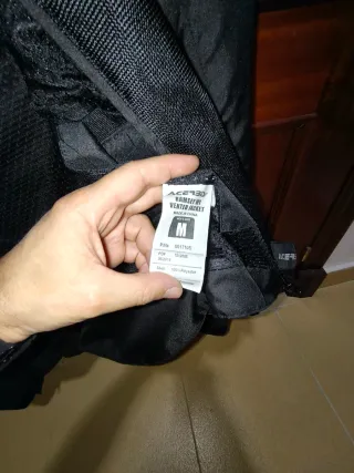 Chaqueta Moto Acerbis Negra