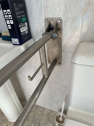 Barra de baño para minusválidos